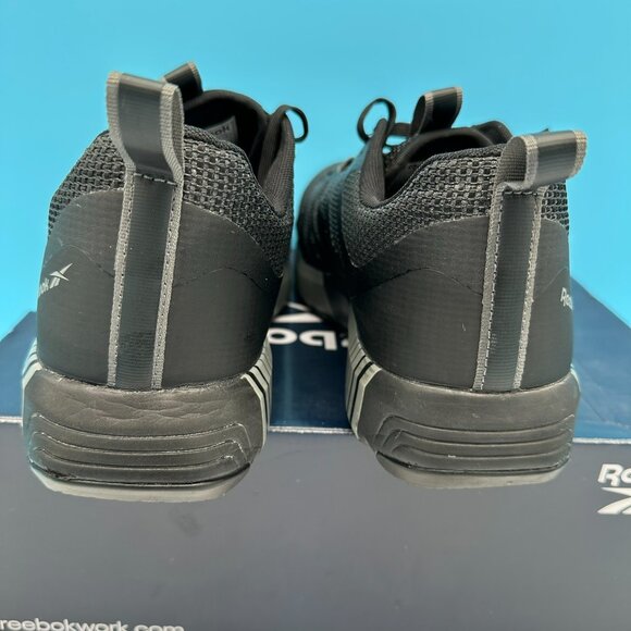 Reebok Men's Fushion Flexweave Safety Work‎ Sneaker Shoe, Size 10.5W, Black/Grey - Picture 7 of 16